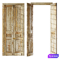 Old classic door 005 3D Model Vray