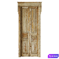 Old classic door 005 3D Model Vray