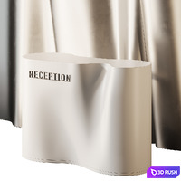 Reception desk 014 3D Model Corona