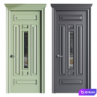 Modern entrance door 60 3D Model Corona