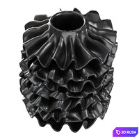 Ribbon Vase 3D Model Vray, Corona