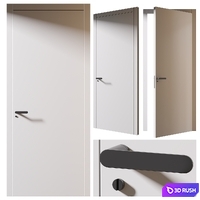 Interior door | 12 3D Model Vray, Corona