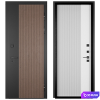 Entrance door staleks modern 27 3D Model Corona