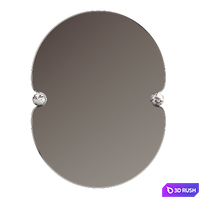 Lucetta wall mirror 3D Model Corona