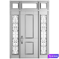 Entrance door staleks classic 36 3D Model Corona