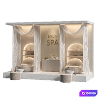 Pedicure in a beauty salon P01 3D Model Vray, Corona