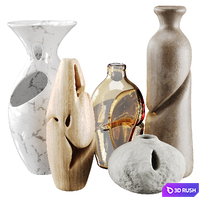 Vase 3D Model Vray, Corona