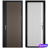 Entrance door staleks classic 43 3D Model Corona