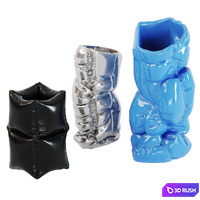 Puffer Vases – ABS Plastic by Gast Studio 3D Model Corona