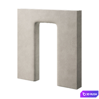 Rounded Doorways 3D Model Corona