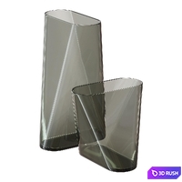 NUDE Inca Smoked Vase Set 3D Model Corona