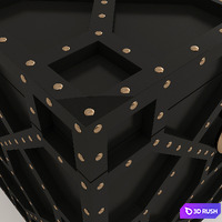 Eichholtz trunk Aragon 3D Model Vray