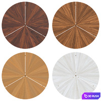 BassamFellows CIRCULAR TABLE SERIES 3D Model Vray