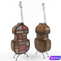 Chest-bass 3D Model Vray