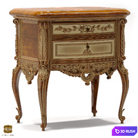 Silik Vesta night table 3D Model Corona