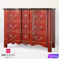 Chest of drawers AM Classic Luis XIV AC3048Z 3D Model Vray