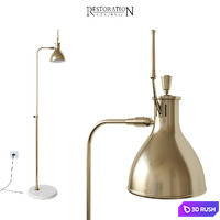 Restoration Hardware ENRICO 3D Model Corona