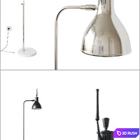 Restoration Hardware ENRICO 3D Model Corona