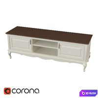 TV stand 3D Model Corona