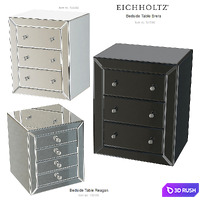 EICHHOLTZ Bedside Table Brera 107530 104432 Reagan 106138 3D Model Vray