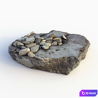 Building plate chip 3D Model Vray