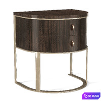 Bedside table Moderne Nightstand Caracole 3D Model Vray, Corona