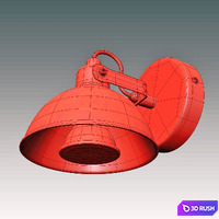 DAMIAN, pendant, table, floor and wall lamps from the company LUCIDE, Belgium. 3D Model Vray, Corona