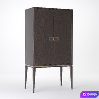 Morgan Drinks Cabinet 3D Model Corona