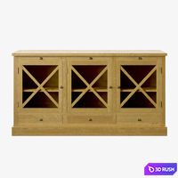 Belgard Console Table 3D Model Vray