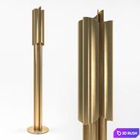 Floor lamp cyrus 3D Model Vray, Corona
