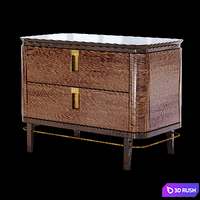 Llass Ambito nightstand 3D Model Corona