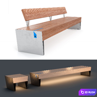 Mmcite Benches Blocq 3D Model Vray, Corona