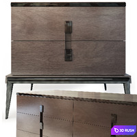 Chest and cabinet Langham. dresser nightstand. The Sofa &amp; Chair company 3D Model Vray, Corona