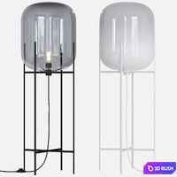 Oda floor lamps 3D Model Vray, Corona
