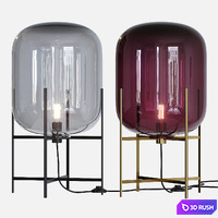 Oda floor lamps 3D Model Vray, Corona