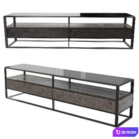 Eichholtz TV CABINET WAGNER 3D Model Vray, Corona