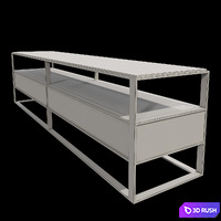 Eichholtz TV CABINET WAGNER 3D Model Vray, Corona
