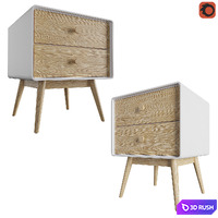 Bedside table Jimi La redoute 1 3D Model Corona