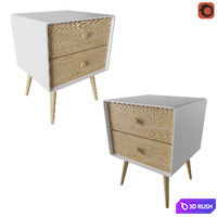 Bedside table Jimi La redoute 1 3D Model Corona