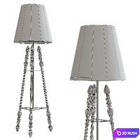 Remarkable Luxury Floor Lamps 3D Model Vray
