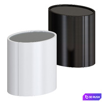 Woltu Oval - night stand 3D Model Vray, Corona