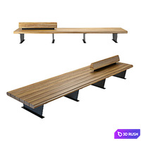 Canape  bench 3D Model Vray