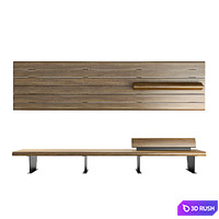 Canape  bench 3D Model Vray