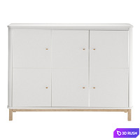 Oliver Furniture Wood Multi Cupboard 3 Doors 3D Model Vray, Corona