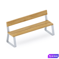 Outdoor furniture set Adanat "Lidia" 3D Model Corona