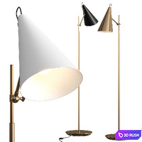 Aerin Clemente Floor Lamp 3D Model Vray, Corona