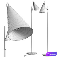 Aerin Clemente Floor Lamp 3D Model Vray, Corona