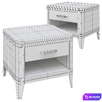 Clicquot Bedside Table Frato Interiors 3D Model Vray