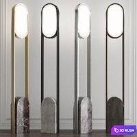 PILL - FLOOR LAMP 3D Model Vray