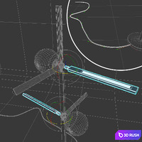 Pinocchio Floor 3D Model Corona